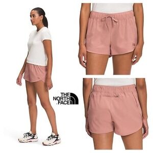 The North Face Womens Dusty Rose Pink Active Shorts 3XL Plus Size Running Hiking